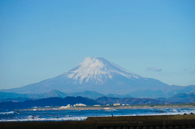 ほぼ快晴、富士山もばっちりです。