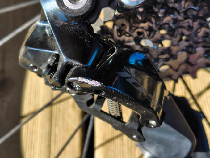 ROUBAIX号のDi2の心臓部が・・・。