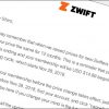 迷惑メール？ いやいや、ZWIFT社長からの大事なメールでした